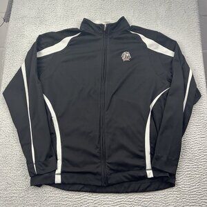 North Dakota Fighting Sioux Full Zip Sweatshirt Size XXL UND Hockey Black